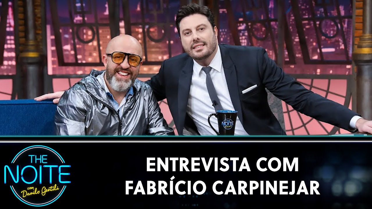Entrevista com o escritor e poeta Fabrício Carpinejar | The Noite (11/09/23)