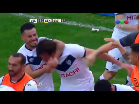 Gol 100 de Mariano Pavone - Velez Sarsfield 2 x 0 Rosario Cental - Fecha 2 - Liga Argentina