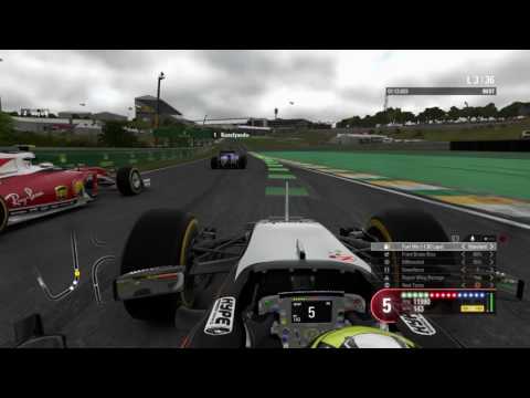 Pushed off track lost two places