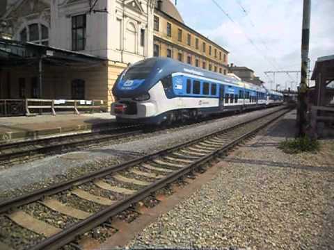 Odjezd vlaku Os 7412 ze stanice Plzeň hl.n.