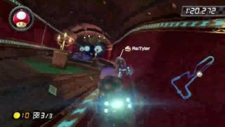 [MK8 WR] Twisted Mansion - 1:54.279 (LIVE VS GHOST)