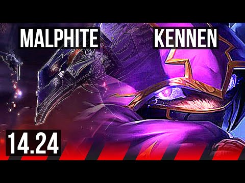 MALPHITE vs KENNEN (TOP) | KR Master | 14.24