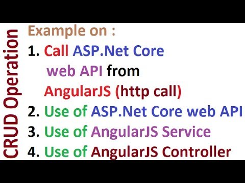 AngularJS ASP NET Core Web API Calling | HTTP Call A to Z