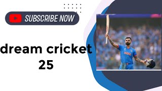 INDIA VS NEWZEALAND ODI MATCH LOST/DREAM CRICKET 25