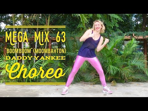 Mega Mix 63 Zumba® Boom Boom (Moombahton) Red One Daddy Yankee Choreo by Aksana