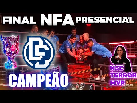 GRANDE FINAL NFA PRESENCIAL - OS REIS DO PRESENCIAL ! DEUSES CAMPEÃO DA NFA SEASON 6  MVP NSE TERROR