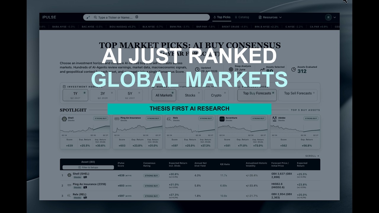 iPulse Demo: AI Market Research, Top Picks, and Advisor Forecasts