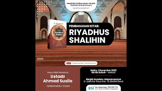 Download lagu Kitab Riyadhus Shalihin | Ustadz Ahmad Susilo |Masjid As Salam mp3 Download lagu Kitab Riyadhus Shalihin | Ustadz Ahmad Susilo |Masjid As Salam mp3