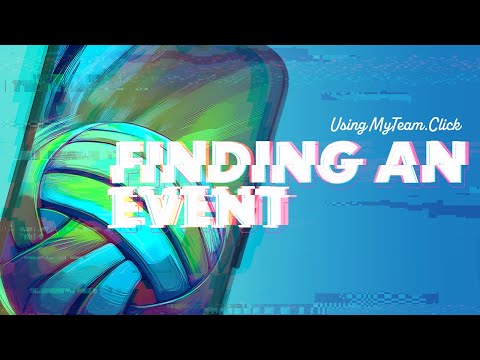 Finding an event | Using MyTeam.Click for OVA Beach Tour Events