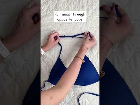 How to Tie Bikini or Any Top!
