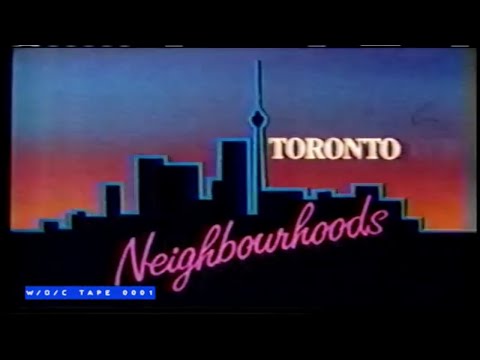 Toronto Neighbourhoods "The Beach with John Sewell" - CBC TV - 1984