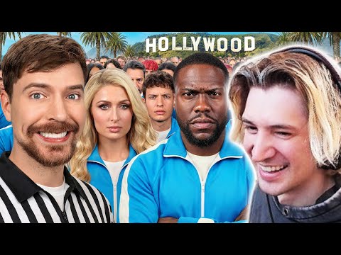 30 Celebrities Fight For $1,000,000! | xQc Reacts to MrBeast
