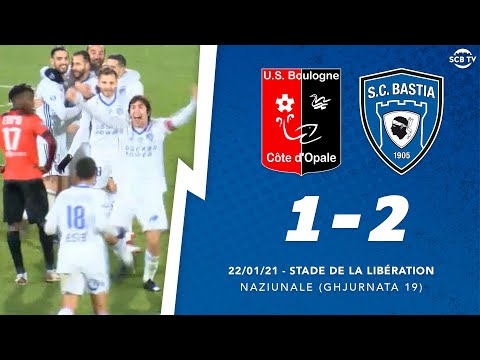 J19 | Boulogne 1-2 Bastia : Le résumé