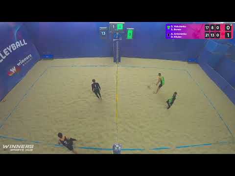 12:50 D. Vakulenko / S. Borets - A. Antonenko / D. Kliuiev 28.01.2023 | Winners Beach Volleyball
