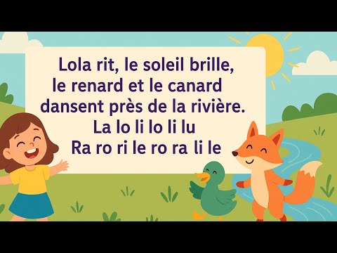 Comptine pour étudier les sons L-R-O-U