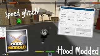How to speed glitch in Hood Modded! (OPAutoClicker)!