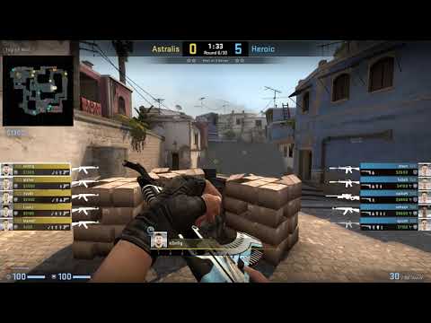 CS:GO POV Demo Astralis k0nfig (32/25) vs Heroic (de_mirage)