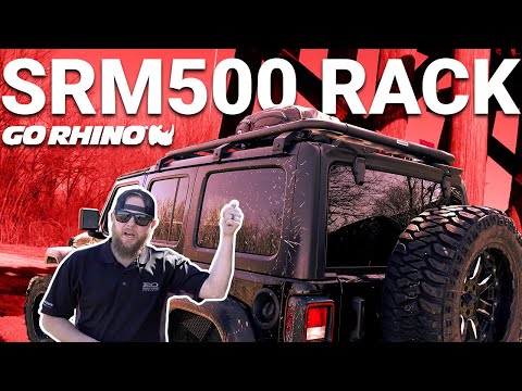 NEW SRM Roof Rack from Go Rhino : JEEP Installation and Demo
