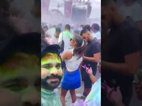 Holi festival 2022 Hamburg ... Holi Festival of colors ...  Das bunteste Festival der Welt