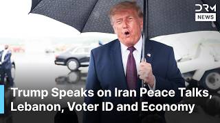 FULL GAGGLE: Trump Says “We Are Doing Very Well With Iran” Amid Peace Talks, Discusses Lebanon |AC1N