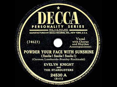 1949 HITS ARCHIVE: Powder Your Face With Sunshine - Evelyn Knight (a #1 record)