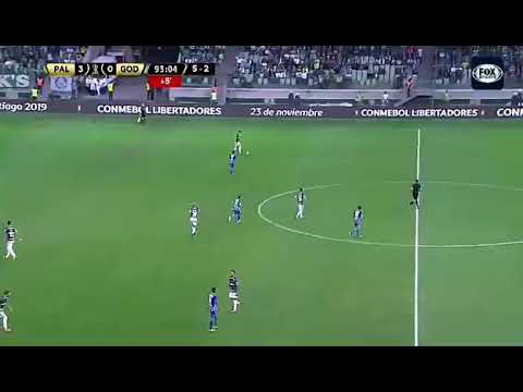 Gol Dudu Palmeiras 4 x 0 Godoy Cruz - Libertadores 30/07/2019