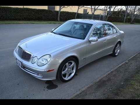 SOLD 2003 Silver Mercedes E500 for sale by Corvette Mike Anaheim California 92807