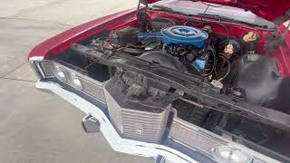 1972 Ford LTD Convertible Engine Compartment