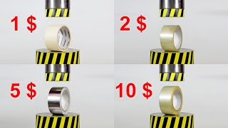 HYDRAULIC PRESS VS ADHESIVE TAPES, DIFFERENT TYPES