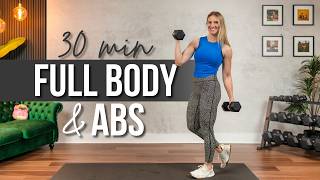 SANDWICH SETS | 30 min Full Body & Abs Strength Training