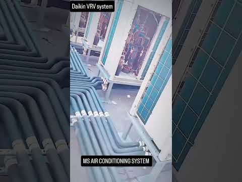 #Daikin VRV system installation copper piping dressing line #msairconditioningsustm