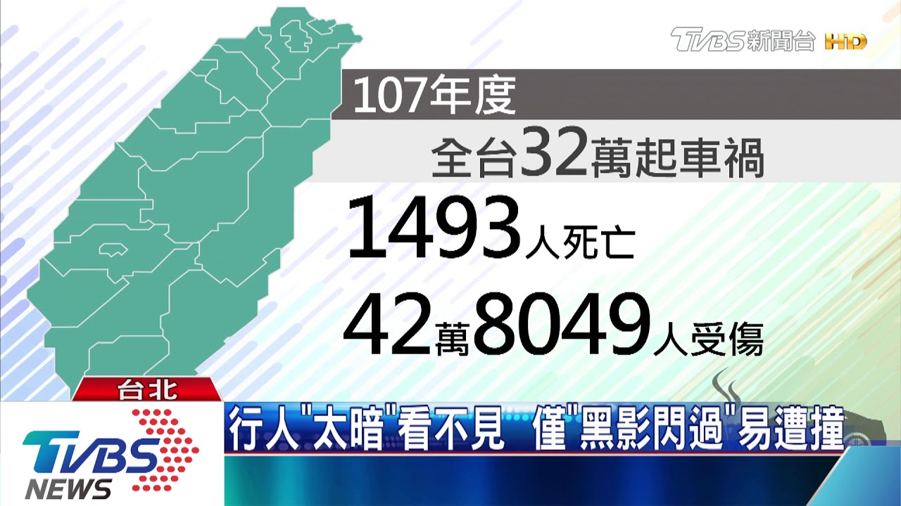 砰！轉彎撞飛人未禮讓　車禍去年32萬件
