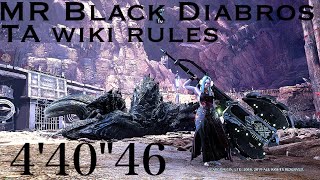 ※更新済み(概要欄にリンク)[MHW:I] 特殊闘技場:黒角竜マスター編 TA wiki rules
