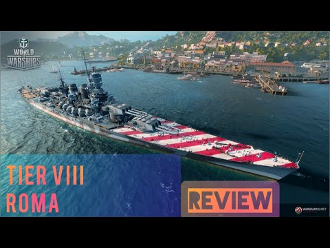 Roma, the Heavyweight Champion - T8 Premium Italian Battleship World of Warships Blitz