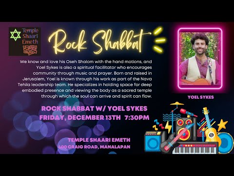 Rock Shabbat w/ Yoel Sykes