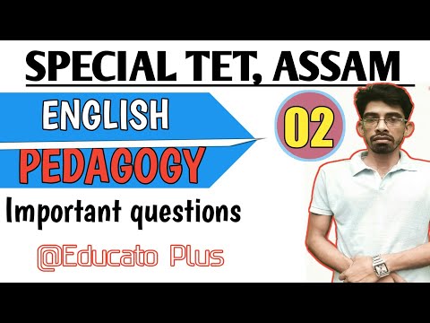 English Pedagogy Special Class | Special tet assam | Cl-2 | Faruque | Educato Plus| Special tet 2020
