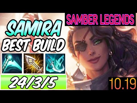 NEW CHAMPION SAMIRA ADC GAMEPLAY | BUILD & RUNES | League of Legends