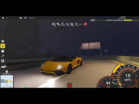 Thumbnail for Roblox Ultimate Driving: Westover Island Lamborghini Aventador SV Roadster launch 0-60 2.7 sec by Lamborghini, Lamborghini Aventador