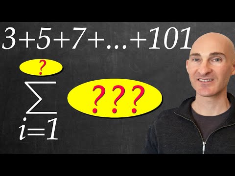 Write an Arithmetic Series in Summation Notation