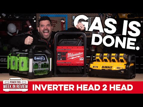 NO MORE Gas Generators! MEGA Inverter Head 2 Head! Milwaukee MX FUEL Carry-On vs EGO Nexus vs DeWALT