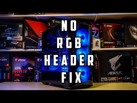 How to use rgb fans in without header on your motherboard ft...