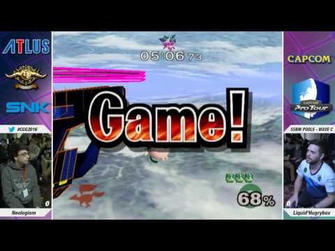 CCG2k16 SSBM Pools   Liquid'Hungrybox vs Neologism