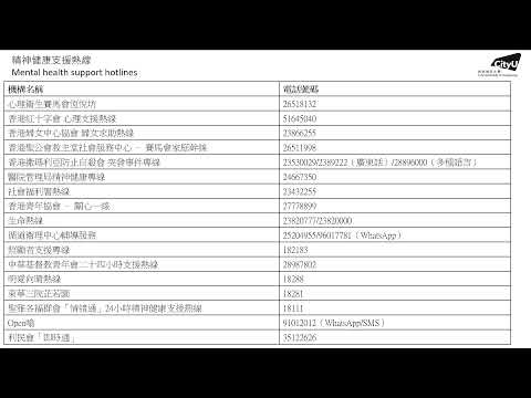 「跨過逆境 守望抗逆」公開講座 Public Lecture: Fostering Resilience and Growth in the Face of Adversity