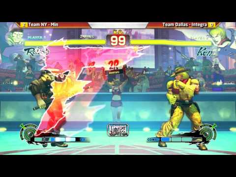 USF4 Teams @ Defend the North - Team NY vs Team Dallas [720p/60fps]