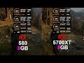 RX 580 8GB Vs RX 5700 XT Test In 10 Games Tested In 2025