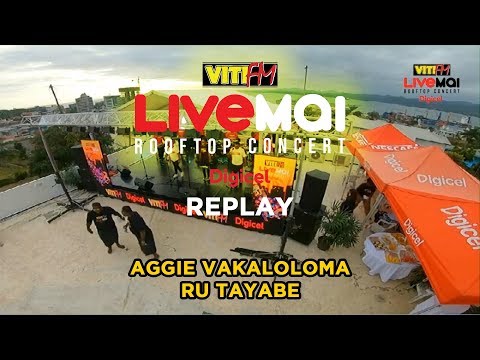 Aggie Vakaloloma - Ru Tayabe (VitiFM LiveMai Rooftop Concert)