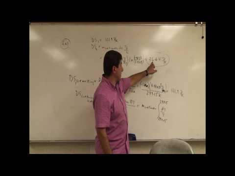 Entropy and Melting Ice:  Example 1