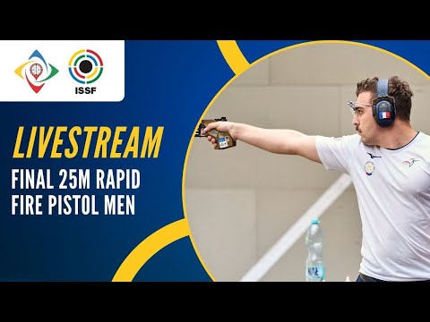 Livestream - 25m Rapid Fire Pistol Men Final - ISSF Junior World Cup New Delhi, India
