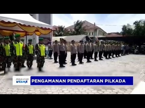KAPOLRES PIDIE JAYA PIMPIN PENGAMANAN PENDAFTARAN PILKADA 2024