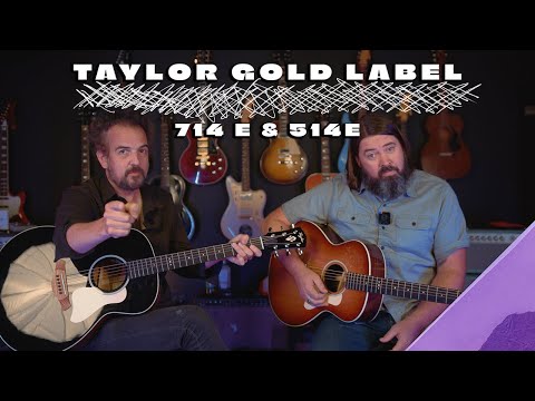 Taylor 714e & 514e Gold Label